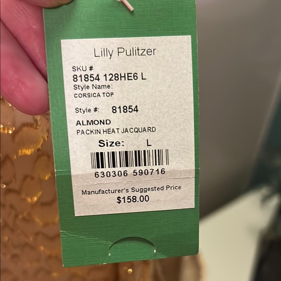 Lilly Pulitzer Gold Tank Top - Picture 4 of 7